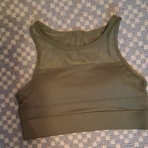 ZYIA Olive Green Women's Tank Top